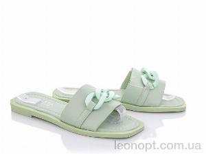 Шльопанці Violeta 197-121 green