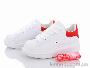 Кросівки Violeta 20-657 white-red