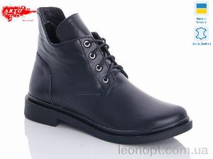 Черевики ARTO 6114 кожа черный
