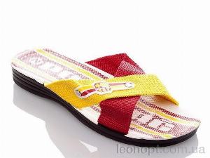 Шльопанці DeMur MBars yellow-red