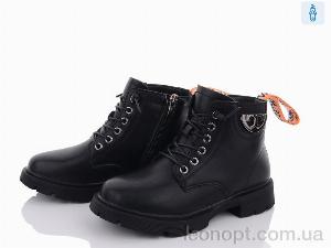Черевики Violeta Y106-7603 black-orange