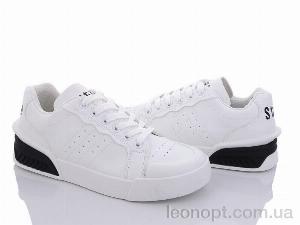Кросівки Violeta 143-38 white-black