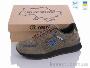 Кросівки Restime EMB24029 khaki