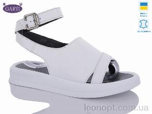 Босоніжки Garti 0189  біла шкіра