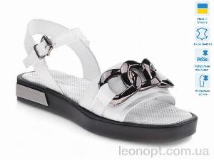 Босоніжки Prime-Opt Prime 22110-A-06 білий шкіра літо 2022