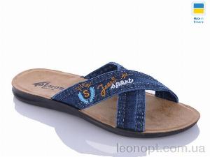 Шльопанці DeMur MD3131 синій батал